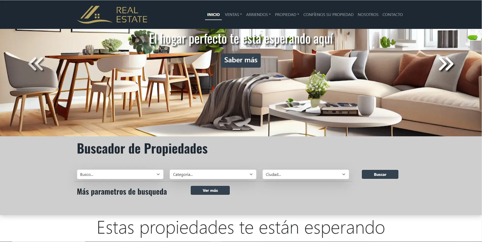 Sitio Web Inmobiliario