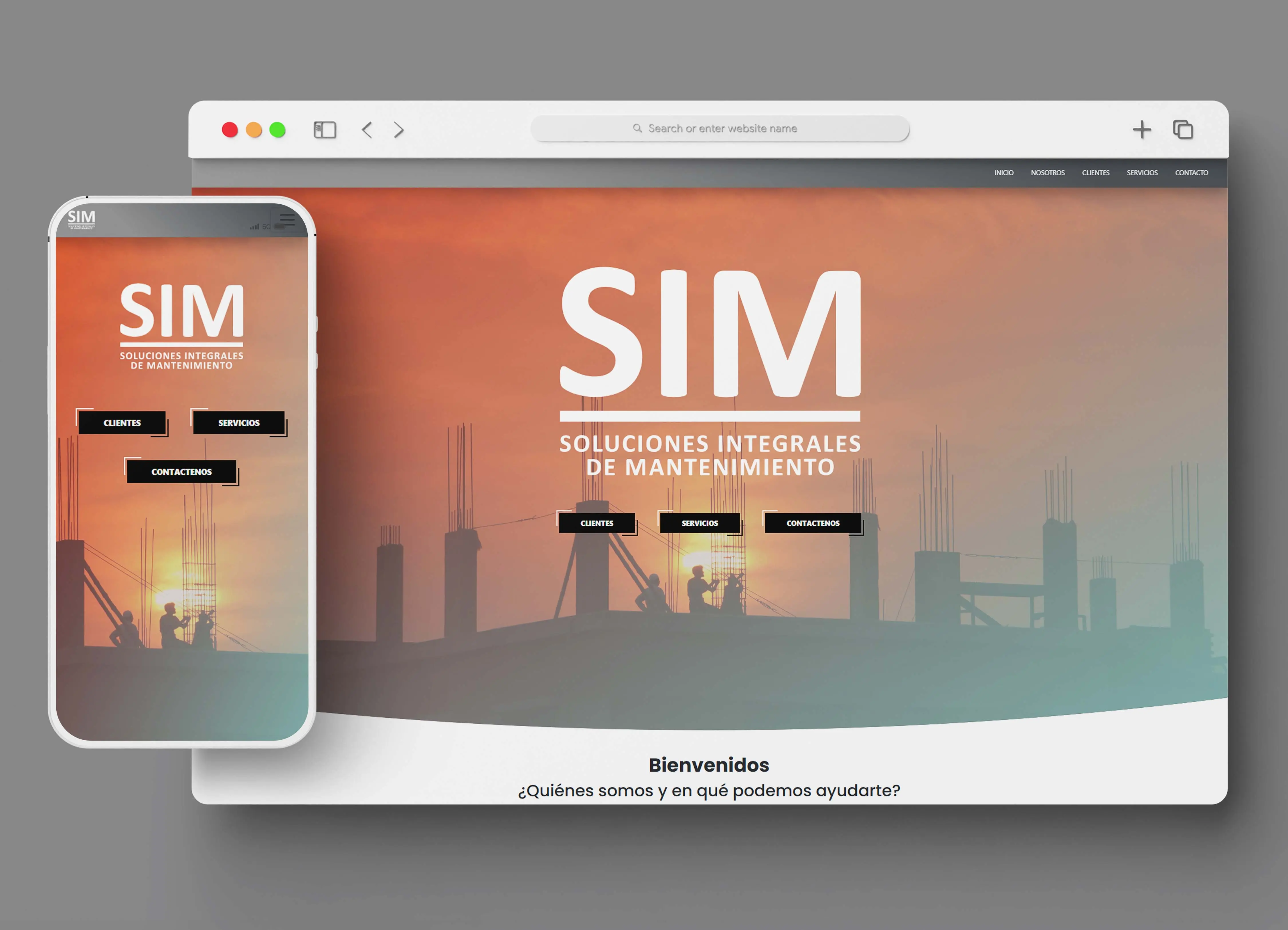 Diseño Web SIM Mantenciones